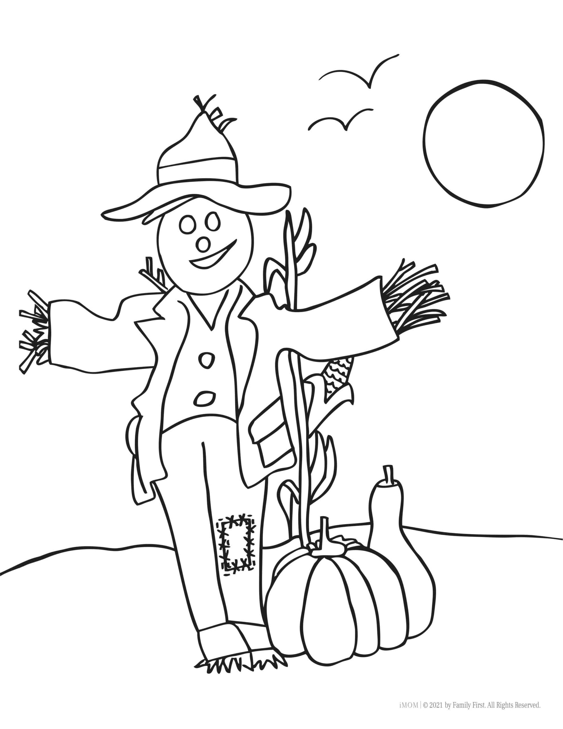 fall coloring pages