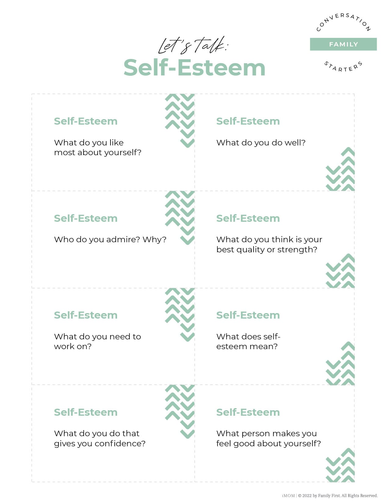 building self esteem in children