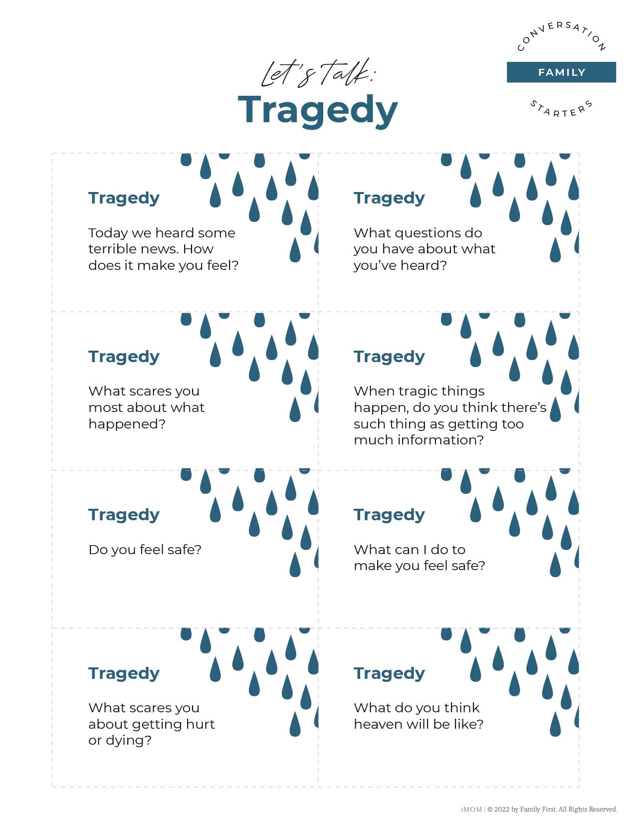 talking to your child about tragedy