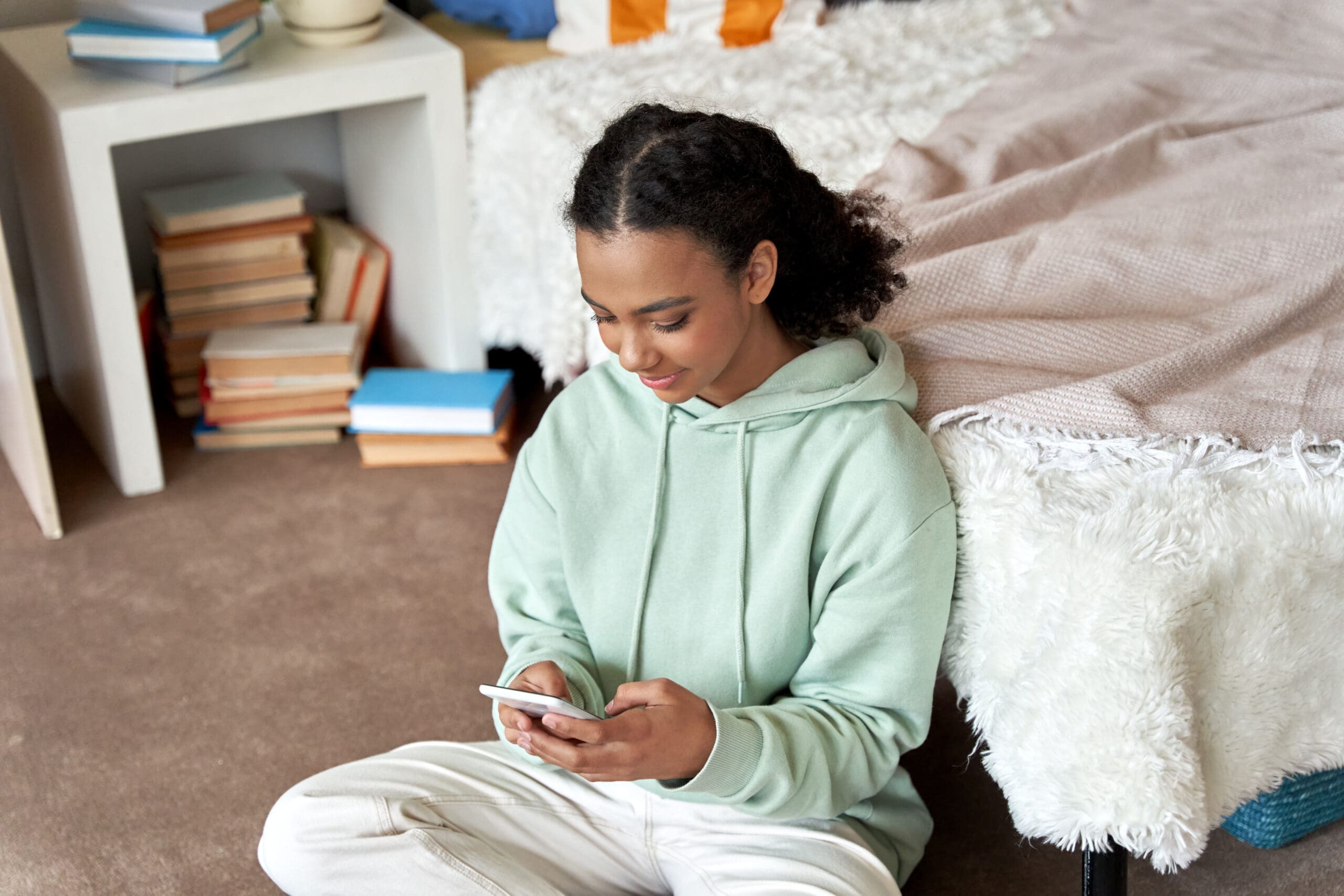 teenager in room all day